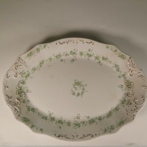 Lucerne Waterloo Potteries Platter 18” - Antique - Semi-Porcelain - T & R Boote